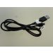 CABLE 0020 Micro USB Cable 100cm Black pixels 250