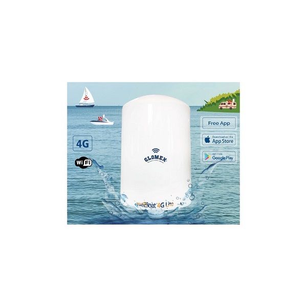 Glomex WEBBOAT 4G LITE EVO - 4G and WiFi Coastel Internet Antenna System