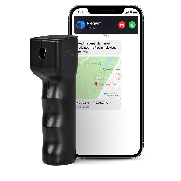 PLEGIUM SMART MINI PEPPER SPRAY BLACK